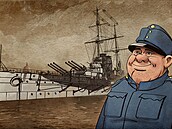 Do hry World of Warships vstupuje první eský velitel, vejk