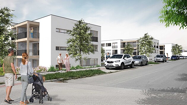 Nové bytové domy v Letohradě: Dřevěné, moderní a úsporné