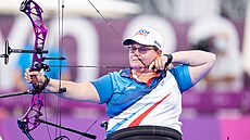 Lukostelkyn árka Pultar Musilová na paralympijských hrách v Tokiu.