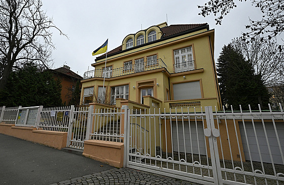 Ukrajinské velvyslanectví v Praze (2. prosince 2022)