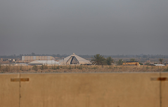Základna v Iráku, kterou otásl výbuch. (20. dubna 2024)
