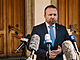 Ministr práce a sociálních vcí Marian Jureka po jednání o dchodové reform s...