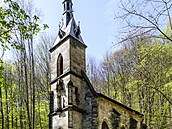 Státn­ podnik obnov­ u lesa ukrytou neogotickou kapli Panny Marie na Ústecku