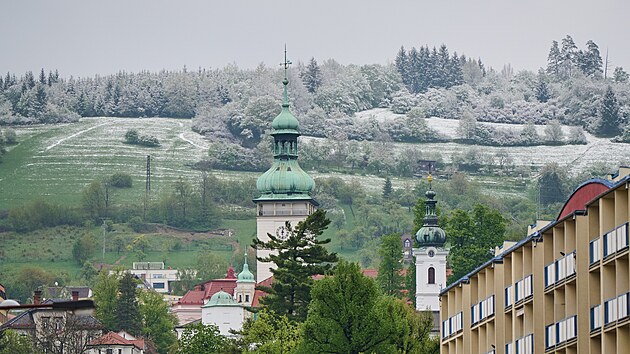 Zima se vrtila na konci dubna i na Vsetnsku. (duben 2024)