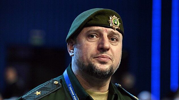 Apti Alaudinov na sjezdu vldnoucho Jednotnho Ruska (17. prosince 2023)