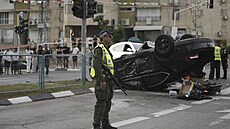 Izraelská policie vyetuje nehodu ministra národní bezpenosti Itamara Ben...