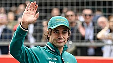 Lance Stroll pi Velké cen íny v anghaji.