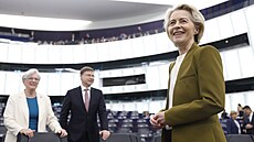 éfka Evropské komise Ursula von der Leyenová na slavnostní zasedání ku...