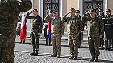 Setkání náelník generálních táb armád V4 v liblickém zámku na Mlnicku....