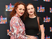 Markéta Hrubeová a její dcera Christel Lilly Kraus (30. dubna 2024)