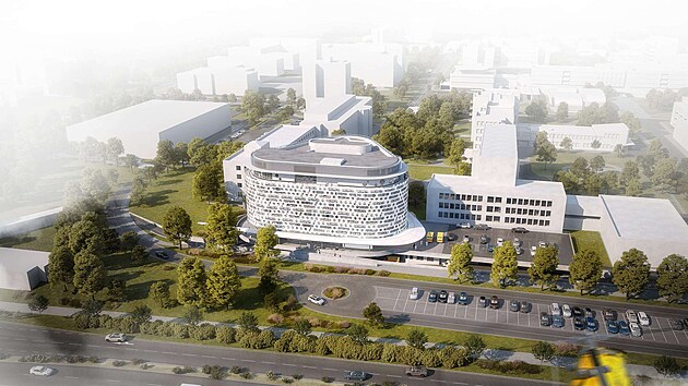 Pl&aacute;novan&yacute; pavilon pro infekčn&iacute; a kožn&iacute; kliniku