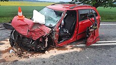 Nehoda u Strakonic na silnici I/4 (7. kvtna 2024)