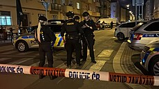 Ve Stranicích v centru Prahy zasahuje zásahová jednotka spolen s policejním...