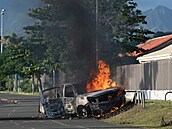 Nepokoje v Nové Kaledonii trvají ji tvrtým dnem. (17. kvtna 2024)