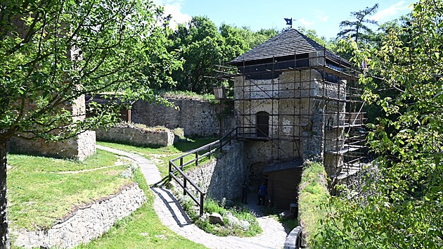 Hrad Lukov v letošní návštěvnické sezoně. (květen 2024)