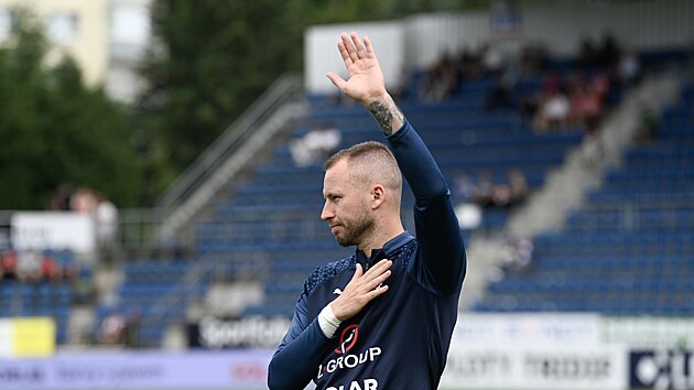 Michal Kadlec se loučí s fanoušky Slovácka