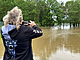 Blesková povode zaplavila obec Blíejov na Domalicku. (22. kvtna 2024)
