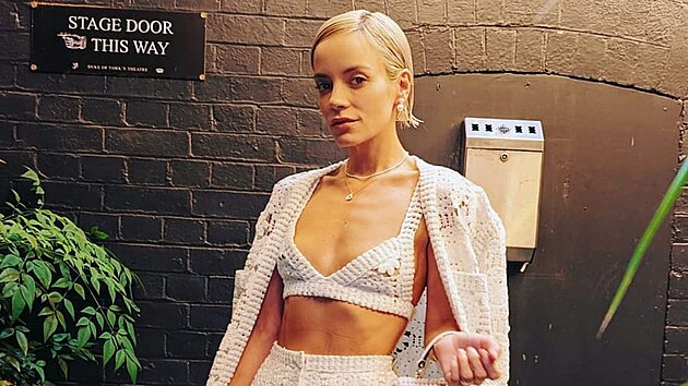 Zpěvačka Lily Allen na Instagramu (2024)