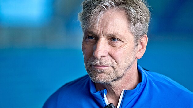 Josef Jandač jako trenér plzeňských hokejistů