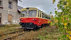 Motorový vůz M152.0604 turnovského Kolej-klubu v Žacléři