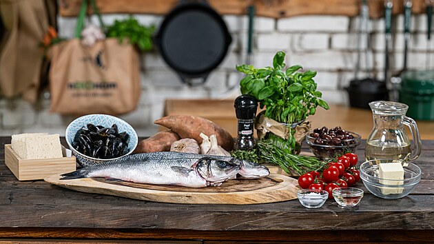 Suroviny na mořského vlka