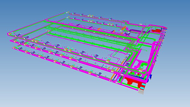 Vizualizace centrálního depozitáře, který plánuje Liberecký kraj postavit do roku 2027 v Českém Dubu.