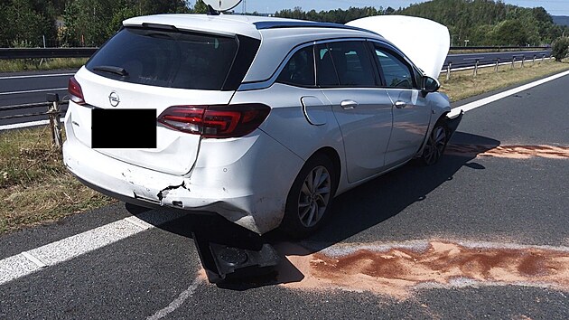 Na dálnici D6 došlo v úterý 30. července odpoledne k několika dopravním nehodám.