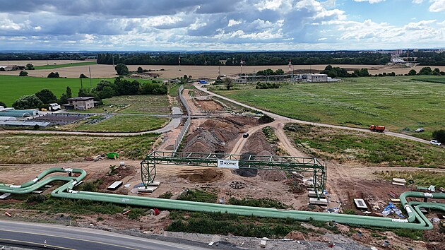 Stavba severovýchodního obchvatu Pardubic má být dokončena na konci roku 2025. (2. července 2024)