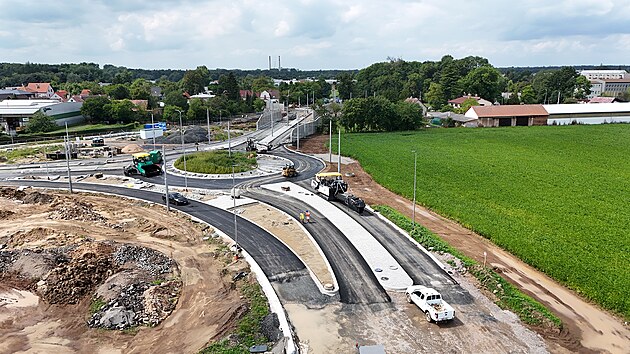 Rozestavěný obchvat Pardubic