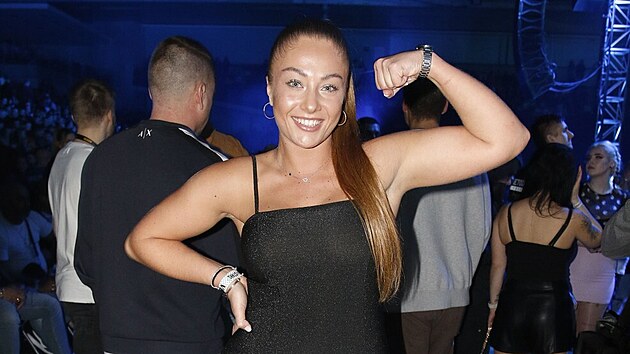 Hana Gelnarová na Clash of the Stars 7 s podtitulem Seven Sins v pražské Sportovní hale Fortuna (27. ledna 2024)
