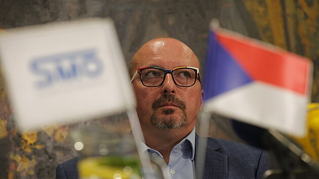 Tisková konference Svazu měst a obcí. František Lukl (26. srpna 2024)