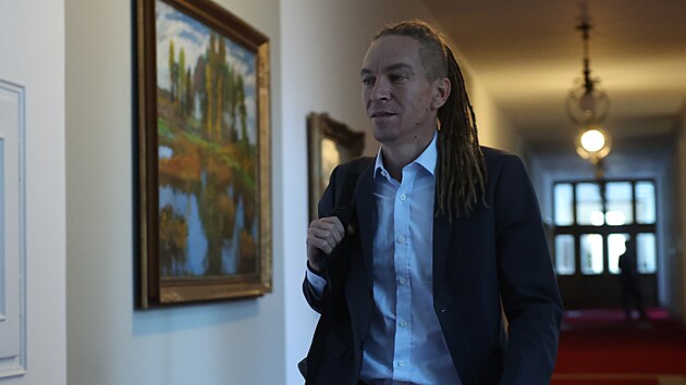 Ivan Bartoš dorazil na schůzi na Úřad vlády. (25. září 2024)