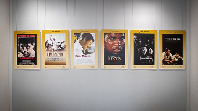 Třetí místnost zaplnily filmové plakáty.