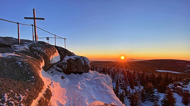 Oceněná fotografie Západ na Jizeře