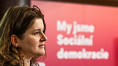 Jana Maláčová na sjezdu SOCDEM v Hradci Králové Jana Maláčová na sjezdu SOCDEM v Hradci Králové