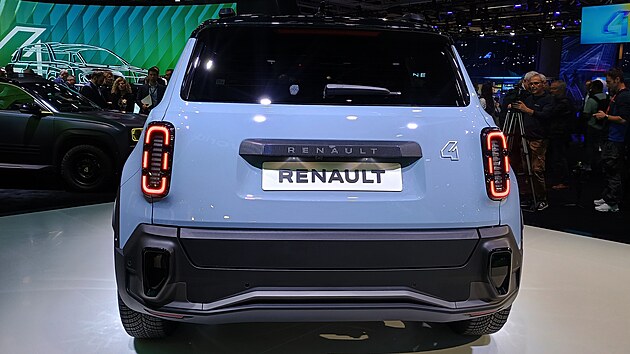 Nový elektromobil Renault 4 na autosalonu v Paříži 2024