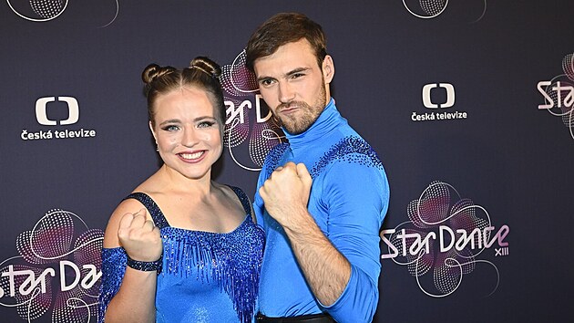 Martina Ptáčková a Dominik Vodička v prvním kole StarDance (12. října 2024)