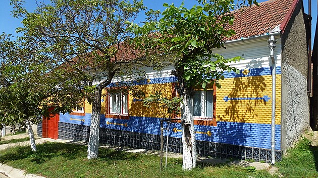 Vesnička v Rumunsku, kde stále žijí čeští krajané.