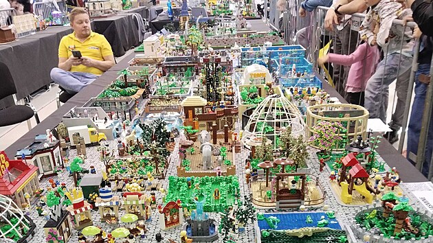 Vystavovatel Lukáš Jurczek v Olomouci. (20. října 2024)