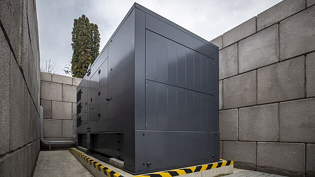 Pražský vodojem Bruska, kde vodohospodáři cvičili reakci na blackout v metropoli (31. října 2024)