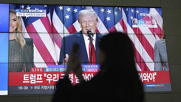 Donald Trump prohlásil, že vyhrál prezidentské volby. (6. listopadu 2024)