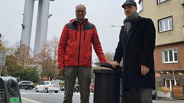 Nový typ odolných plastových košů pro Prahu bude testován primárně na území Prahy 3. (6. listopadu 2024)
