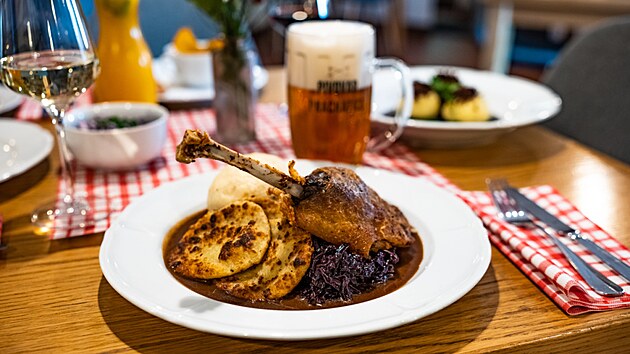 Svatomartinská husa u Kliky v Českých Budějovicích