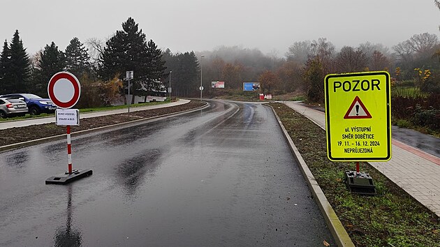 Ulice Výstupní v ústeckém Krásném Březně bude měsíc zavřená.