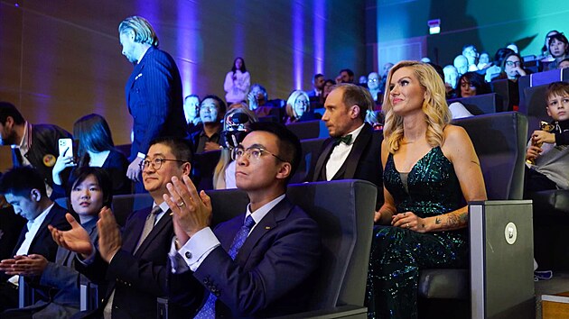 Gabriela Soukalová na filmovém finále v Miláně (9. listopadu 2024)