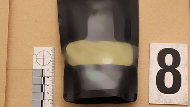 Různé medikamenty a léky, které policisté zabavili muži obviněnému z podílu na smrti kamaráda. (15. listopadu 2024)