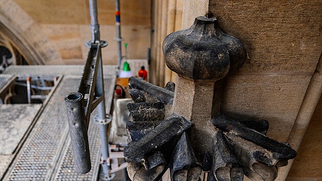 Letošní část oprav katedrály svatého Víta končí. (12. listopadu 2024)