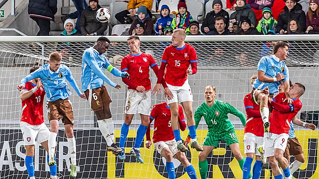 Závar v českém vápně během odvety baráže s Belgií.