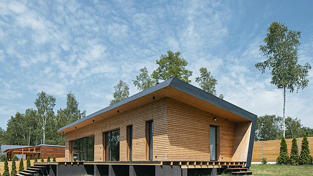 K vytvoření až extravagantní architektury stačila jen drobná hra s jeho hmotou.