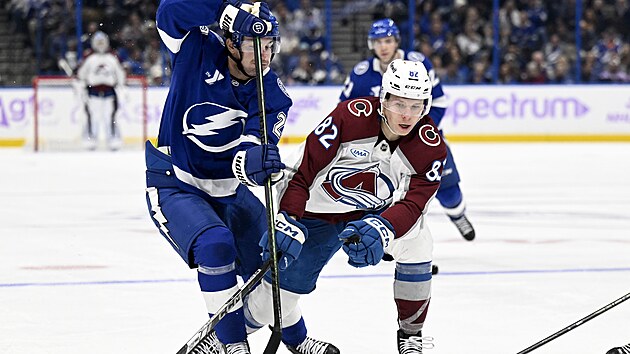 Ivan Ivan z Colorada a Michael Eyssimont (vlevo) z Tampy.